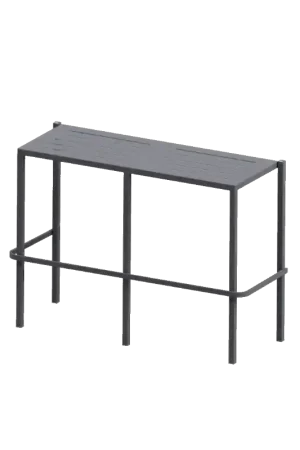 Saldi RD Italia Panca alta DORIO con struttura in acciaio e seduta da 150x40 cm