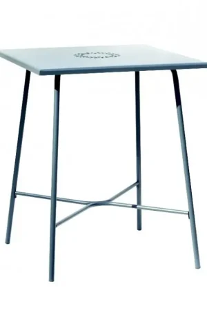 Di Tendenza RD Italia Tavolo fisso smontabile LA ROTONDA con struttura e piano in acciaio da 80x80 cm e h.105 cm