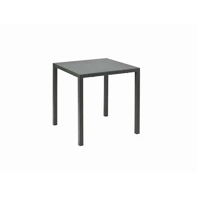 RD Italia Tavolo fisso impilabile DORIO EASY con struttura e piano in acciaio da 60x60 cm Acquista Ora