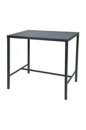 Acquista Ora RD Italia Tavolo fisso alto DORIO con struttura e piano in acciaio da 60x80 cm