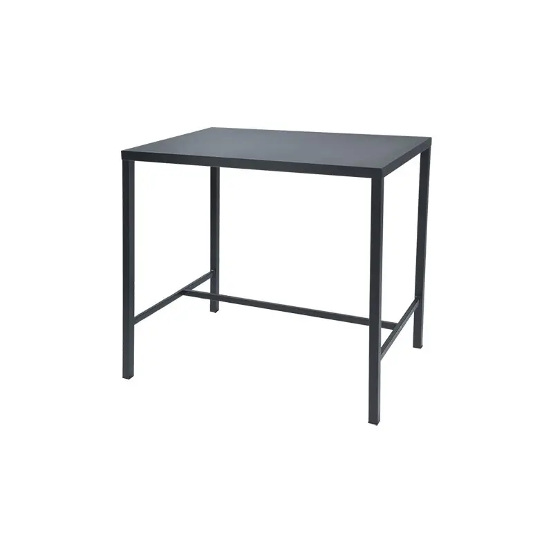 Soddisfatti O Rimborsati RD Italia Tavolo fisso alto DORIO con struttura e piano in acciaio da 120x80 cm