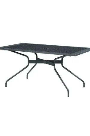 RD Italia Tavolo fisso ESTATE con struttura e piano in acciaio da 120x80 cm Compra Adesso