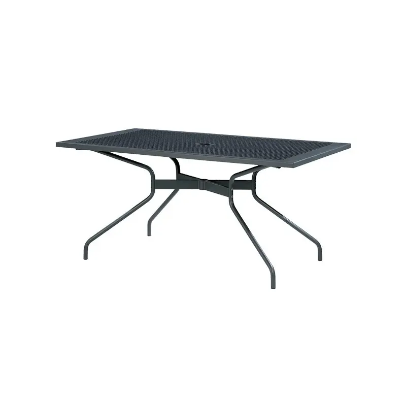 RD Italia Tavolo fisso ESTATE con struttura e piano in acciaio da 120x80 cm Compra Adesso