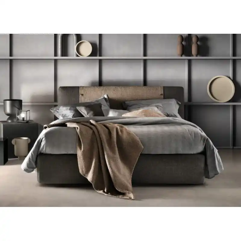 Prezzo Di Fabbrica Samoa Letto alla francese BUTTON COMPATTO imbottito con o senza contenitore da 170x210/220 cm