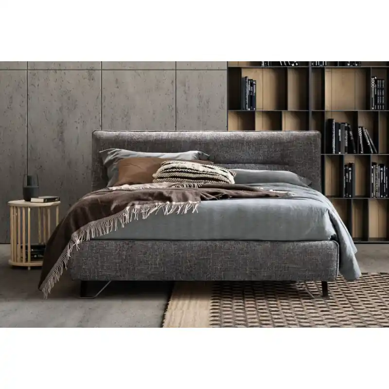 Samoa Letto singolo CUT imbottito con o senza contenitore da 122x210/220 cm Popolare