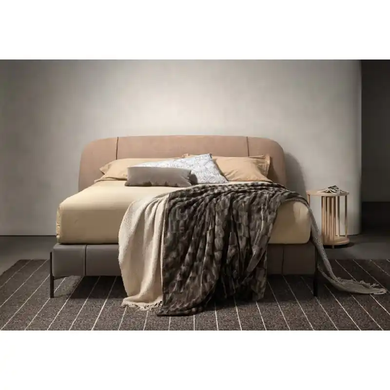 Samoa Letto matrimoniale SET LIFT imbottito senza contenitore da 205x212/222 cm Subito Disponibile