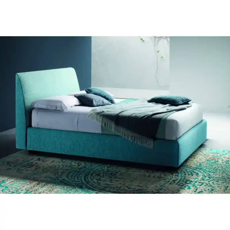 Prezzo Basso Samoa Letto una piazza e mezza TIME imbottito con o senza contenitore da 132x220/230 cm