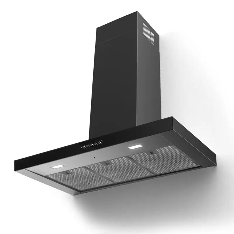 Scelto Dai Clienti Faber Cappa a parete T-DARK A90 NG 325.0652.937 finitura inox nero da 90 cm