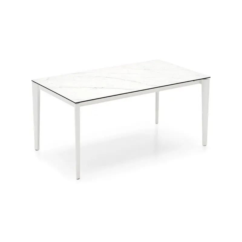 Connubia Tavolo allungabile Artic Fast CB4860-R 160 con struttura in metallo e piano in ceramica da 160(260)x90 cm Prezzo Di Fabbrica