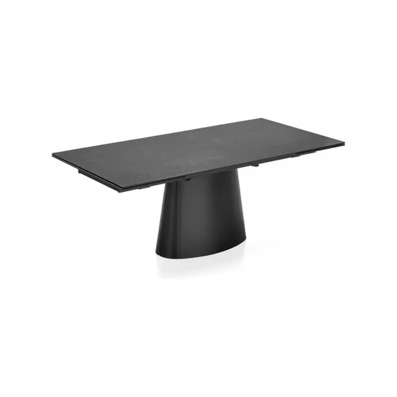 Spedito Oggi Connubia Tavolo allungabile Ellisse CB4858-R 160 con struttura in metallo e piano in ceramica da 160(240)x90 cm