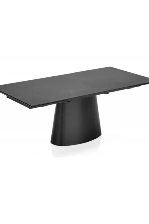 A Buon Prezzo Connubia Tavolo allungabile Ellisse CB4858-R 200 con struttura in metallo e piano in ceramica da 200(300)x100 cm