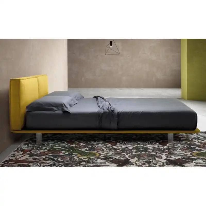 Ultime Pezzi Samoa Letto matrimoniale STYLISH PIANO ORTOPEDICO imbottito senza contenitore da 169x220 cm
