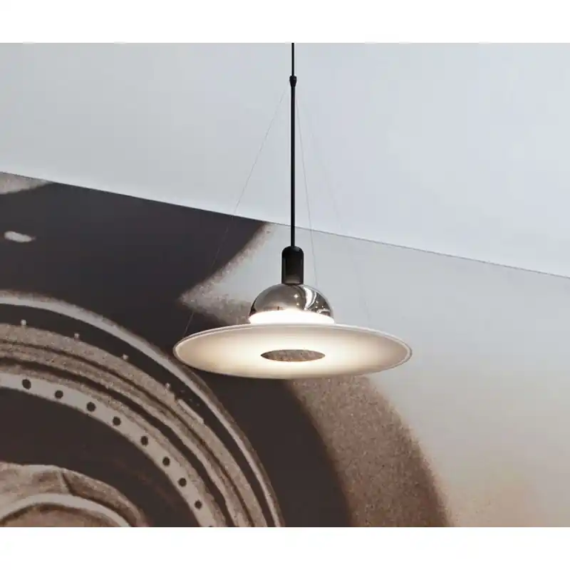 Flos Lampada a sospensione Frisbi finitura cromo Scelto Dai Clienti