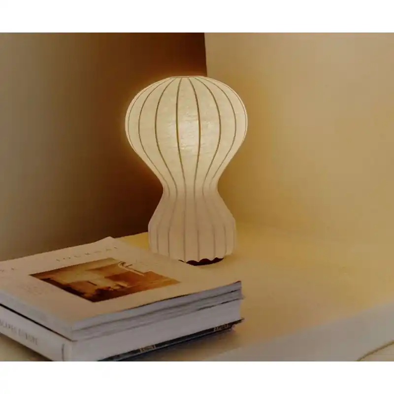 Prezzo Ridotto Flos Lampada da tavolo a luce diffusa Gatto Piccolo finitura bianco