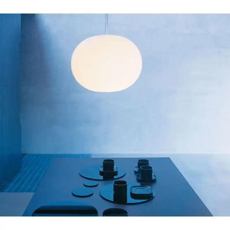 Sconto Flos Lampada a sospensione a luce diffusa Mini Glo-Ball Suspension finitura bianco