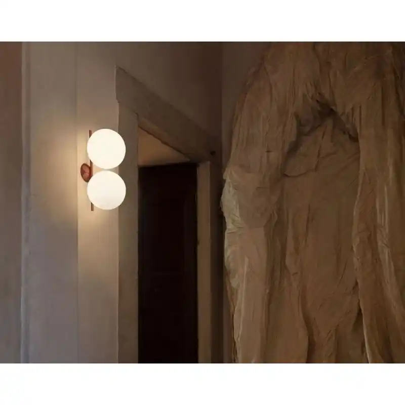Nuovo Arrivo Flos Lampada a parete/soffitto a luce diffusa IC Lights C/W1 Double in diverse finiture