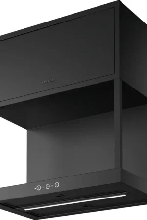 Vendita Finale PRONTA CONSEGNA - Faber Cappa a parete MODULAR F60 BK MATT 335.0706.645 finitura nero opaco da 60 cm