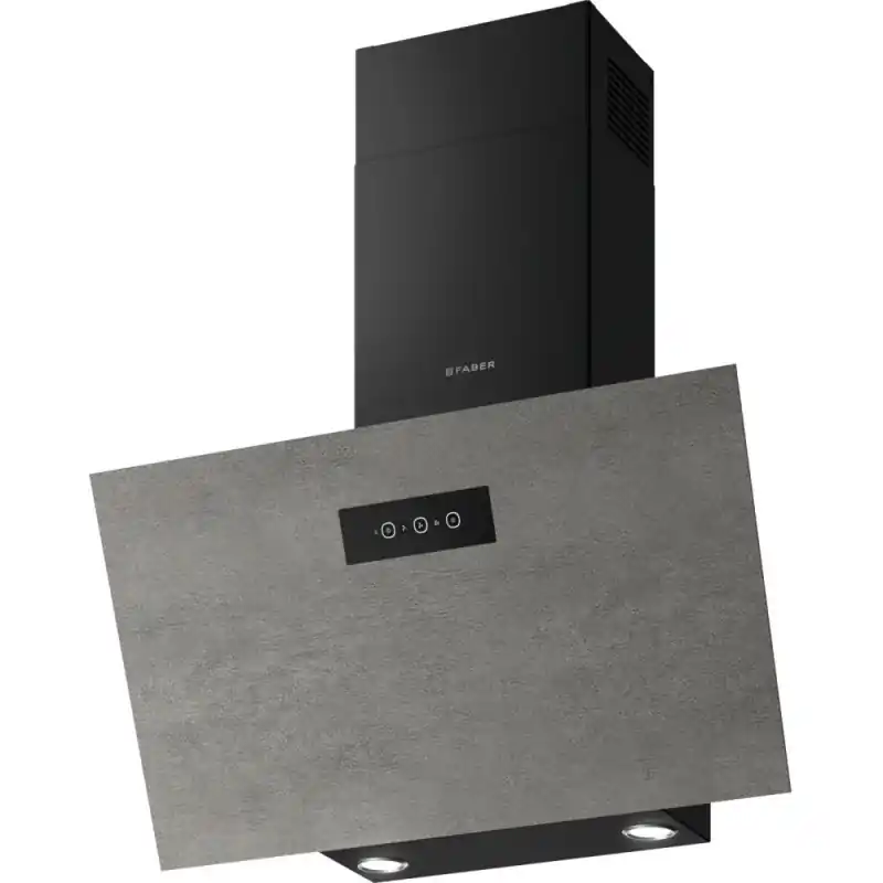 Faber Cappa a parete GREXIA GRES LG A80 330.0694.728 finitura grigio chiaro da 80 cm Affare