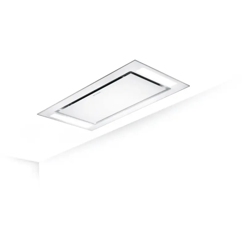 Esclusivo PRONTA CONSEGNA - Faber Cappa a soffitto HEAVEN GLASS 2.0 WH FLAT KL A90/2 350.0663.971 finitura vetro biancco da 90 cm