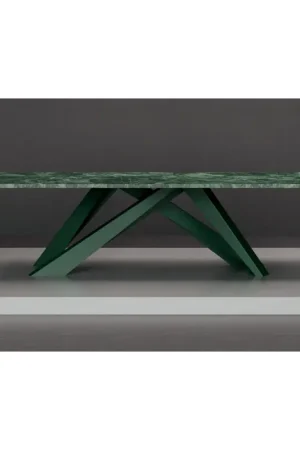 A Buon Prezzo Bonaldo Tavolo fisso Big Table con struttura in metallo e piano in marmo da 300x108 cm - 10th Anniversary Special Edition
