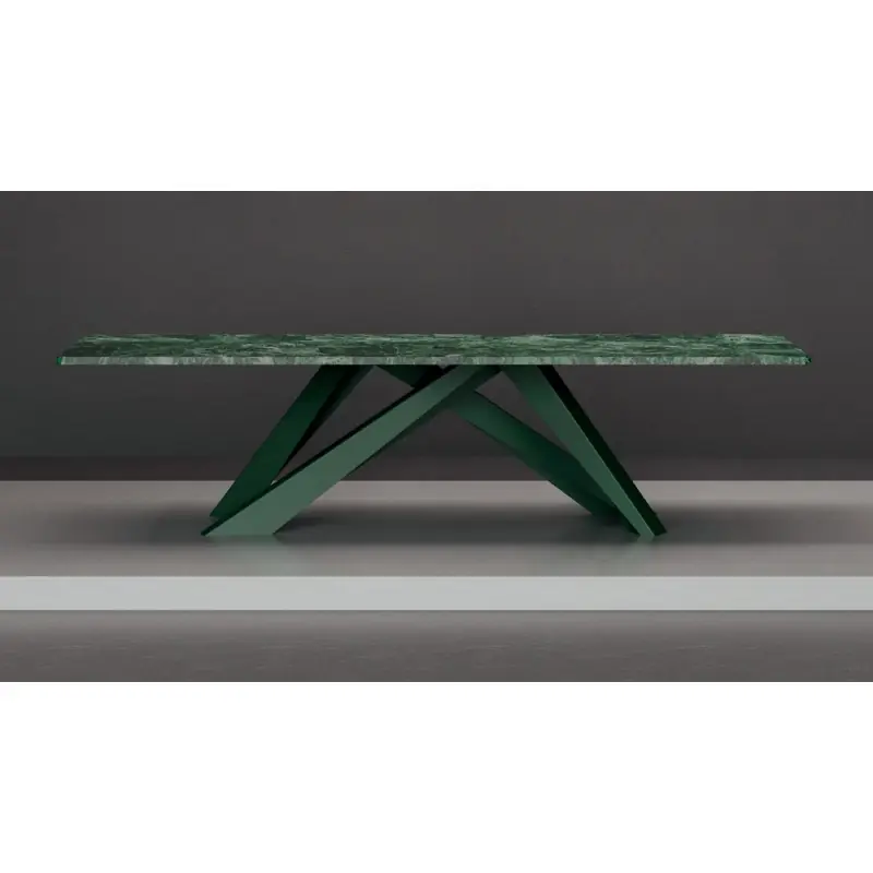 A Buon Prezzo Bonaldo Tavolo fisso Big Table con struttura in metallo e piano in marmo da 300x108 cm - 10th Anniversary Special Edition