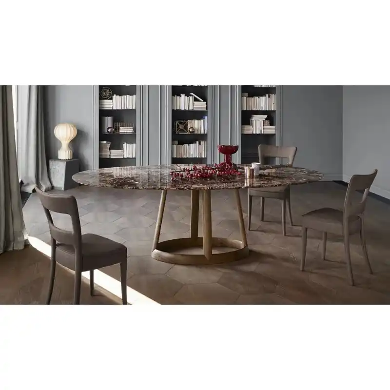 A Buon Prezzo Bonaldo Tavolo fisso Greeny con struttura in legno e piano a scelta da 215x115 cm