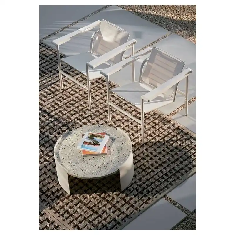 Esclusivo Cassina Poltroncina 1 Fauteuil dossier basculant - UAM con struttura in metallo e seduta in tessuto