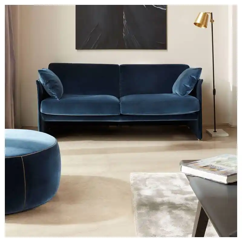 Cassina Divano 2 posti Duc-Duc con struttura in legno e seduta a scelta da 164 cm Ultime Pezzi