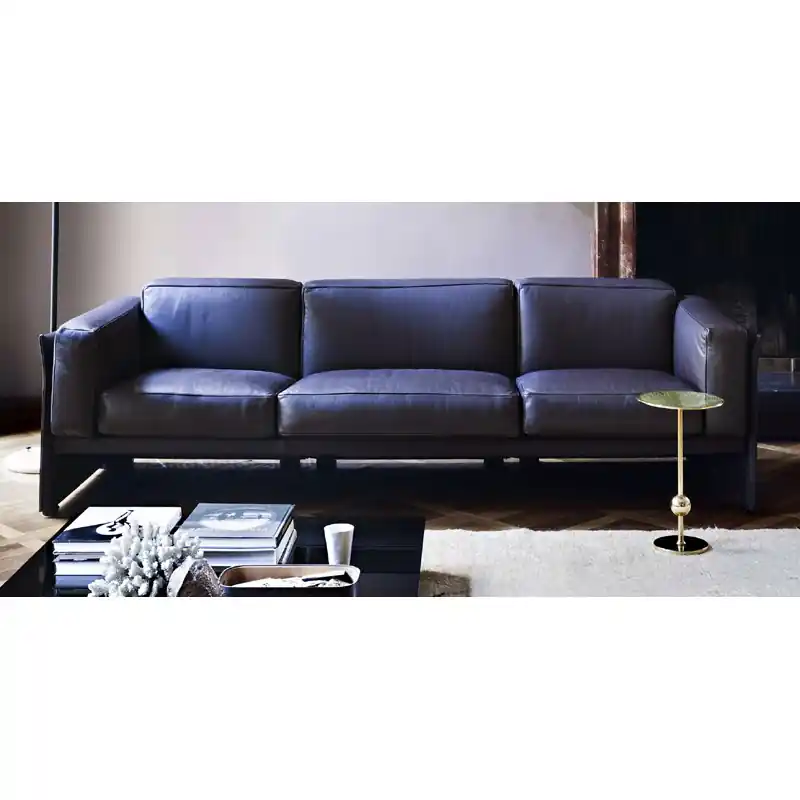 Cassina Divano 3 posti Duc-Duc con struttura in legno e seduta a scelta da 242 cm Prezzo Ridotto