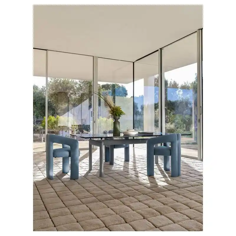 Super Prezzo Cassina Tavolo fisso Table tube d‘avion con stuttura in acciaio e piano a scelta da 225x85 cm