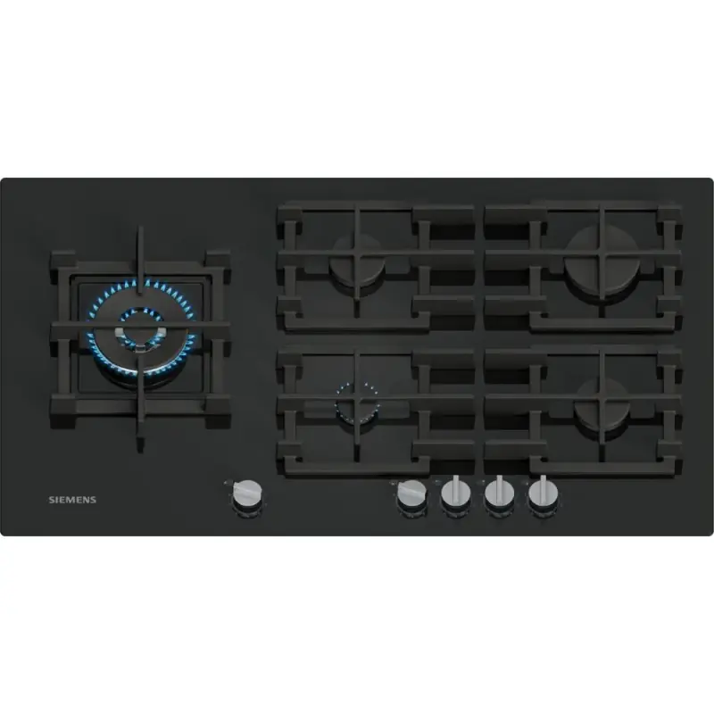 Solo Oggi Siemens Piano cottura a gas EP9A6MI40 finitura vetro nero da 90 cm