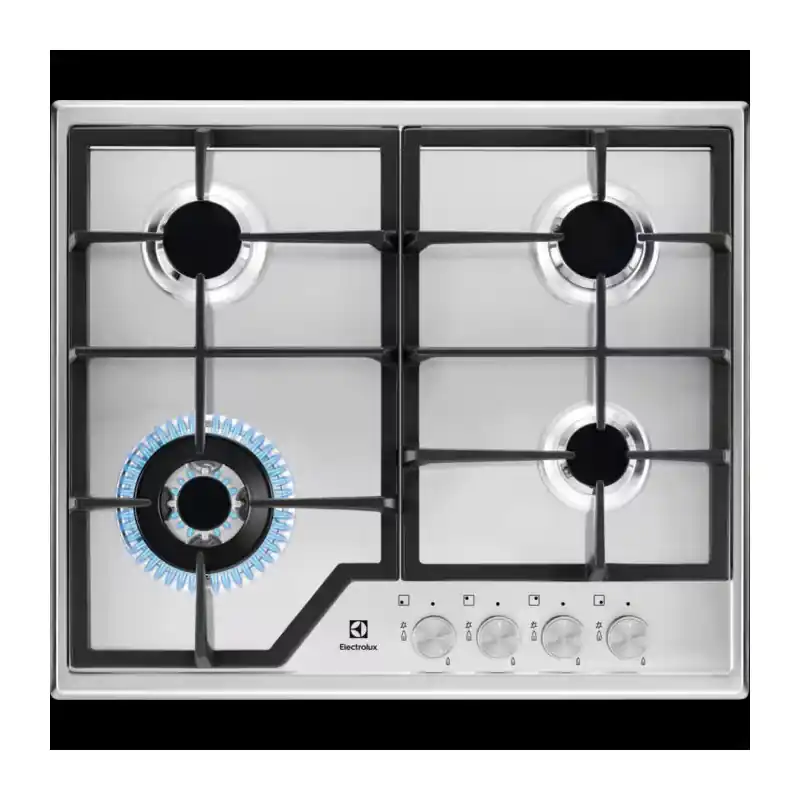 Prezzo Di Fabbrica PRONTA CONSEGNA - Electrolux Piano cottura a gas Slim Profile KGS64362XX finitura inox EasyClean da 60 cm