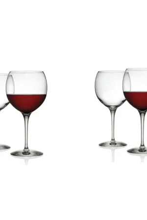 Alessi Set 4 Bicchieri Vino Rosso Mami XL Bestseller