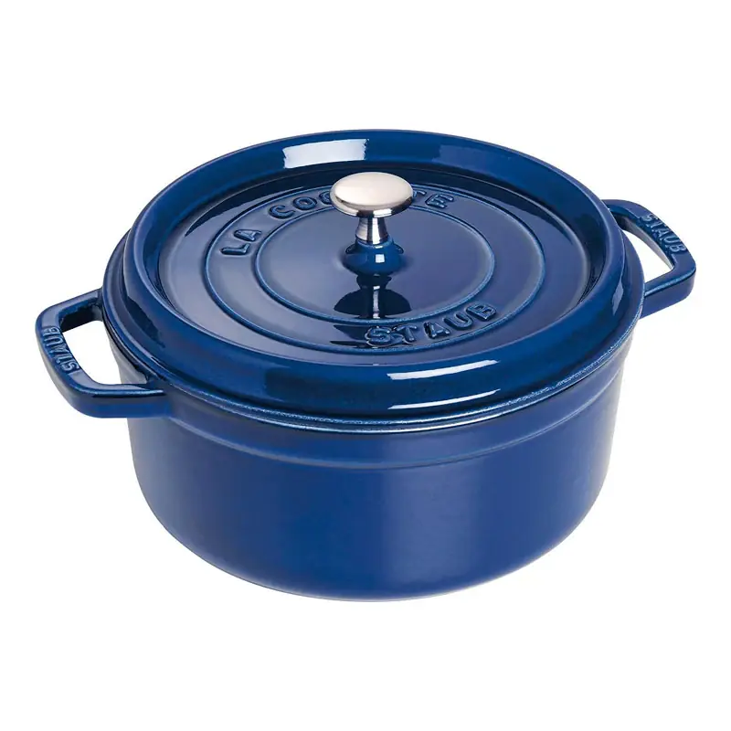 A Buon Prezzo Staub Cocotte tonda Blu 26 cm