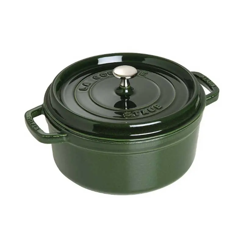 Cocotte tonda Staub Verde basilico 28 cm Super Prezzo