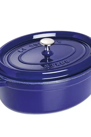 Ultima Occasione Staub Cocotte Ovale in ghisa Blu 29 cm