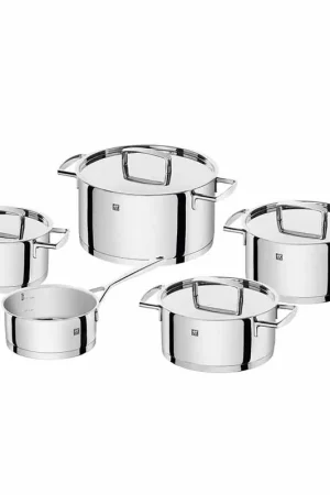Di Tendenza Zwilling Batteria di Pentole 9 pz Passion Acciaio Inox