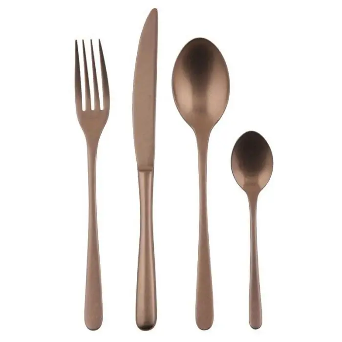 Sambonet Servizio Posate 24 pz Taste PVD Rame Vintage Copper Occasione Imperdibile