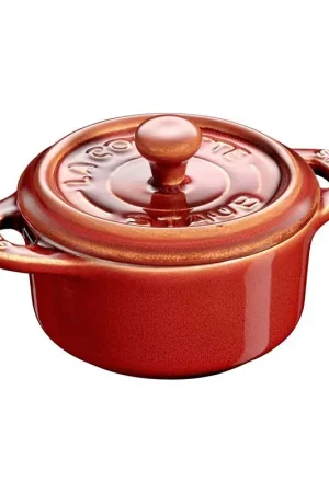 Staub Mini Cocotte in ceramica 10 cm Rosso Granata Ultime Pezzi
