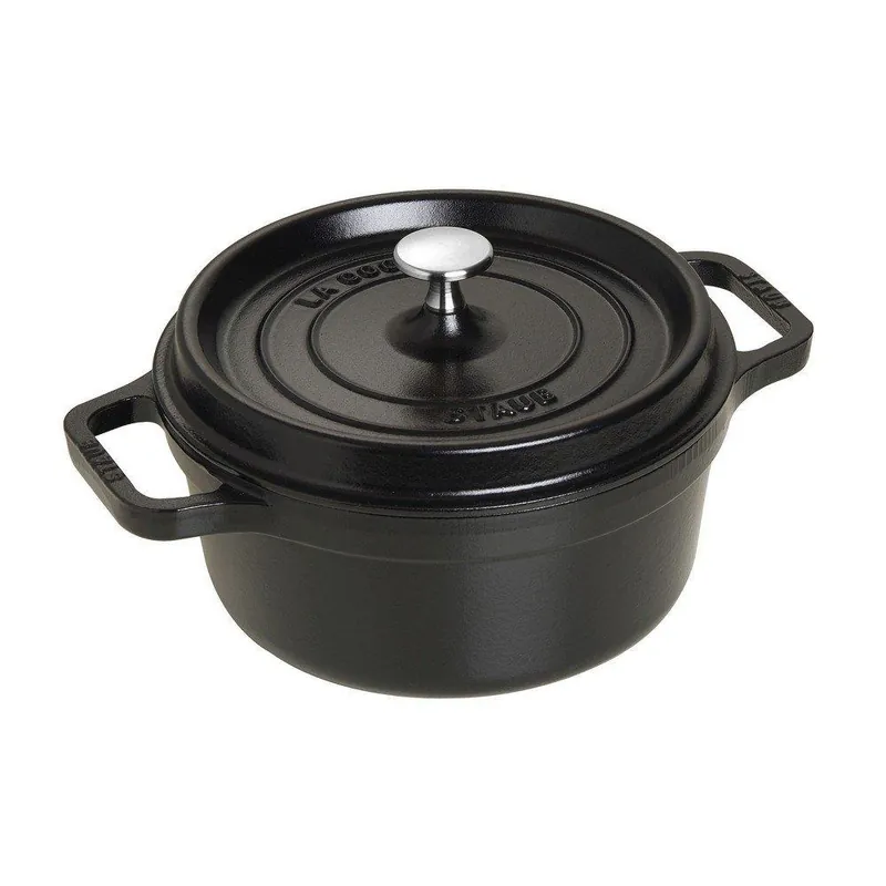 Novità Staub Cocotte in ghisa Tonda 26 cm Nero