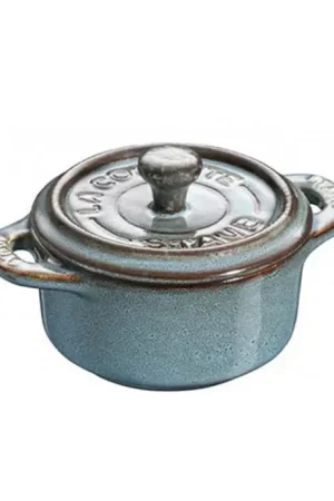 Must-Have Staub Mini Cocotte in ceramica Turchese 10 cm