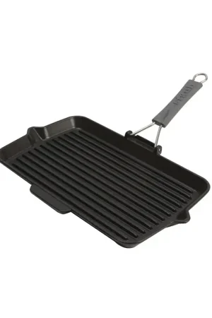 Consegna Rapida Staub Bistecchiera in ghisa rettangolare 34 x 21 cm