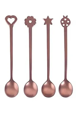 Soddisfatti O Rimborsati Sambonet Set 6 Cucchiaini party Portafortuna Antique Copper