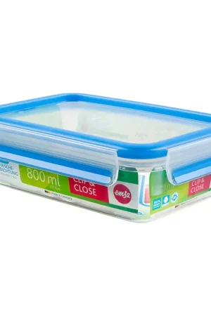 Emsa Contenitore Salvafreschezza Rettangolare Clip & Close 0.8 lt Ordina Subito