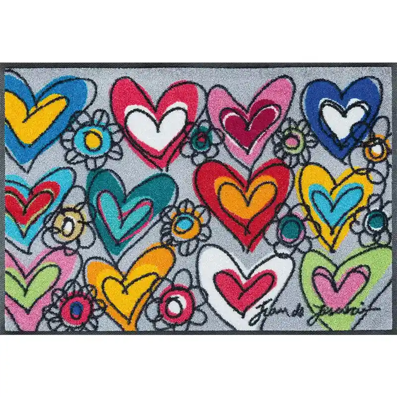 Wash + Dry Tappeto With love,all things are possible 50x75 cm Offerta