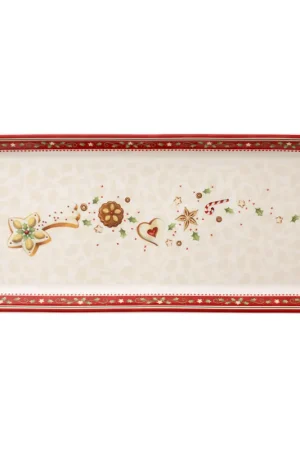 Villeroy & Boch Winter Bakery Delight Vassoio rettangolare 39x17 cm Popolare