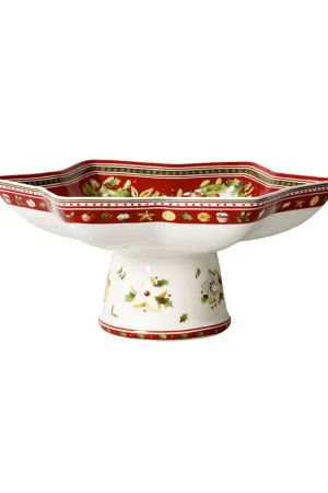 Vendita Finale Villeroy & Boch Winter Bakery Delight Alzata Stella su piedistallo 27 cm
