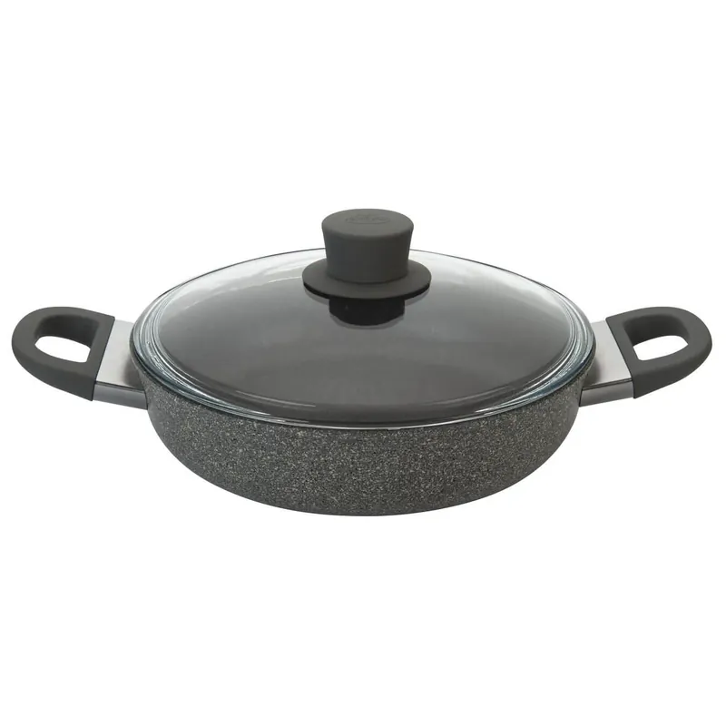 Acquista Ora Ballarini Tegame Murano Granitium 24cm + Coperchio