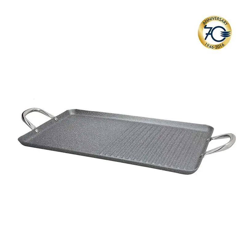 Tognana Grill doppia con 2 manici 48x30 cm Mythos Offerta Limitata