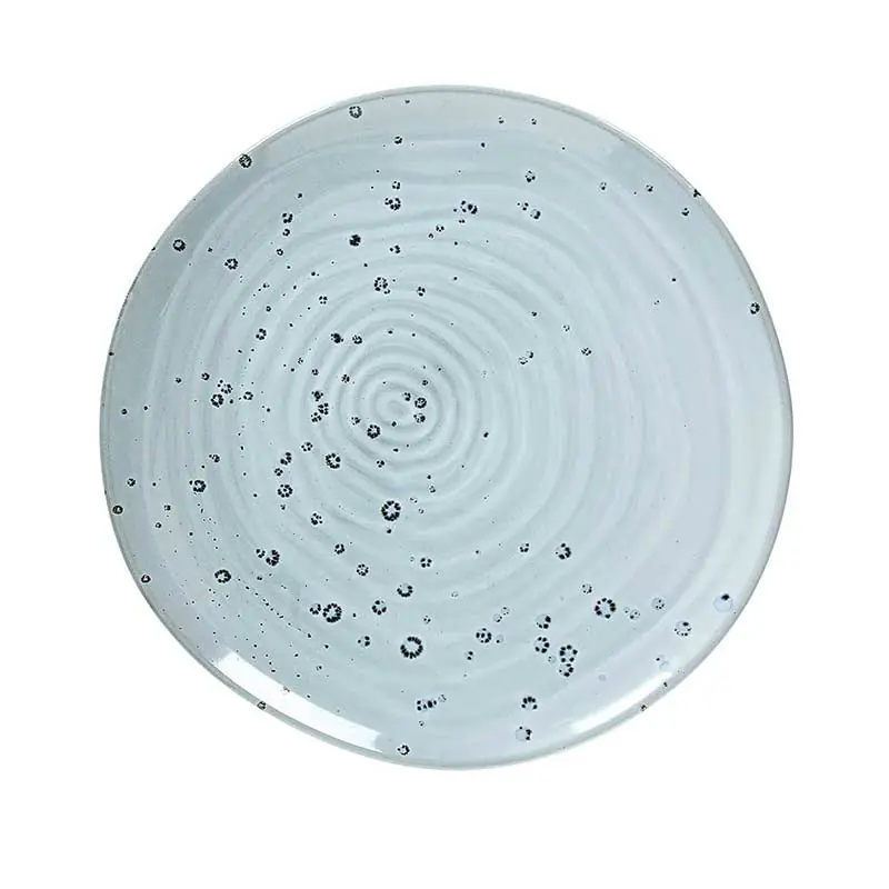 Nuova Collezione Tognana set 12 Piatti piani 30 cm Vulcania Wawes Celeste